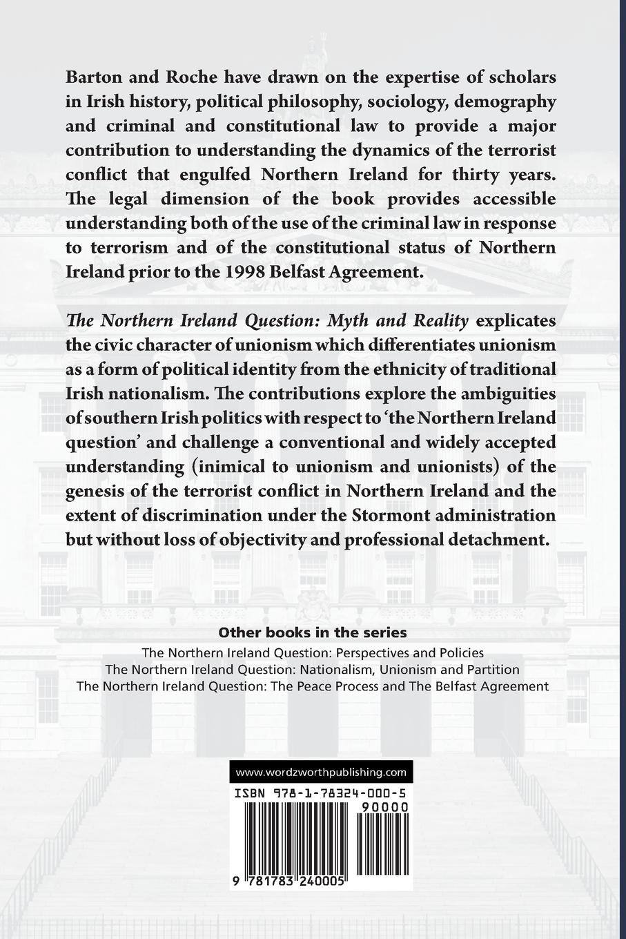 Rückseitencover The Northern Ireland Question