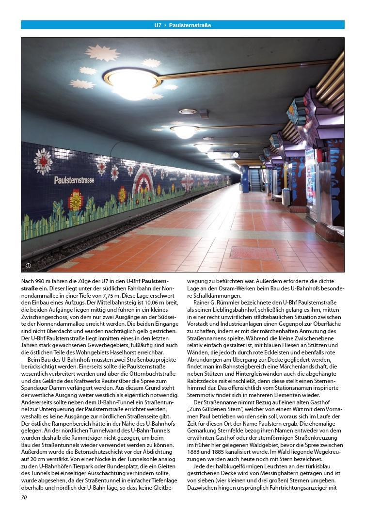 Beispielinhalt (Bild) Berliner U-Bahn-Linien: U7