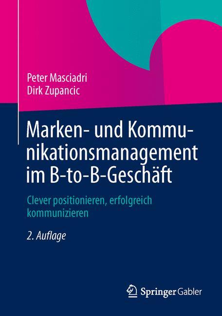 Vorderes Coverbild Marken- und Kommunikationsmanagement im B-to-B-Geschäft