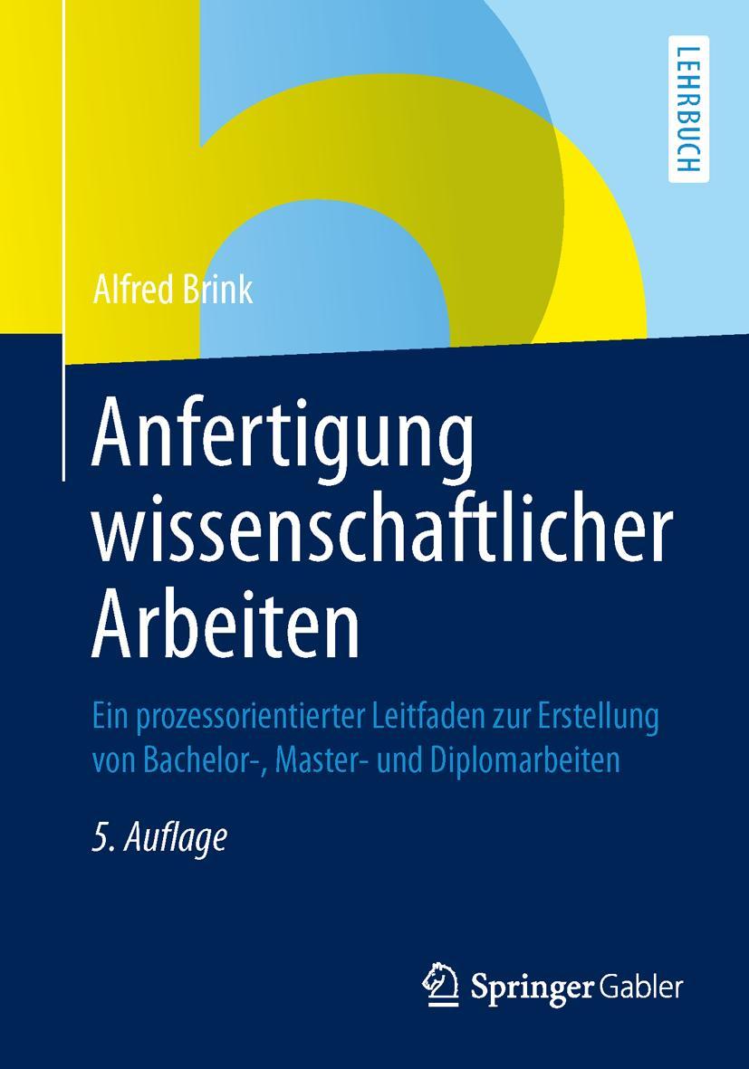 Vorderes Coverbild Anfertigung wissenschaftlicher Arbeiten