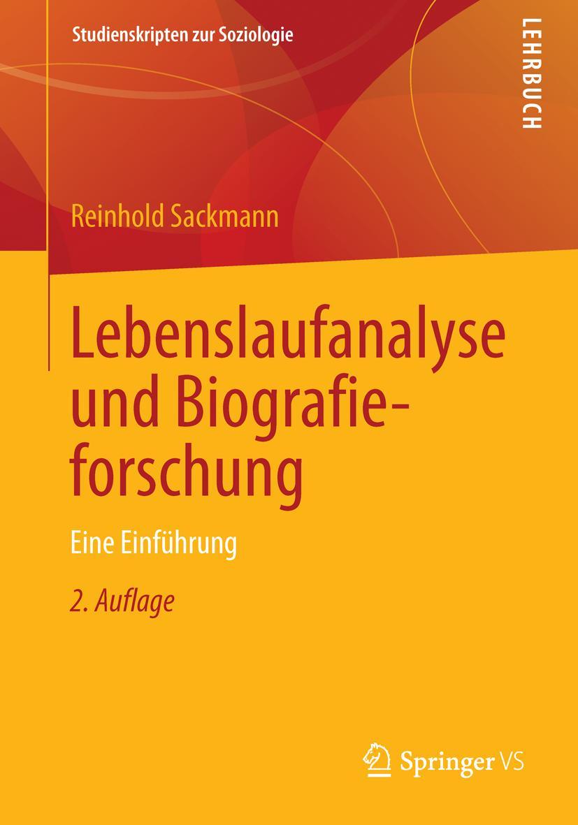 Vorderes Coverbild Lebenslaufanalyse und Biografieforschung
