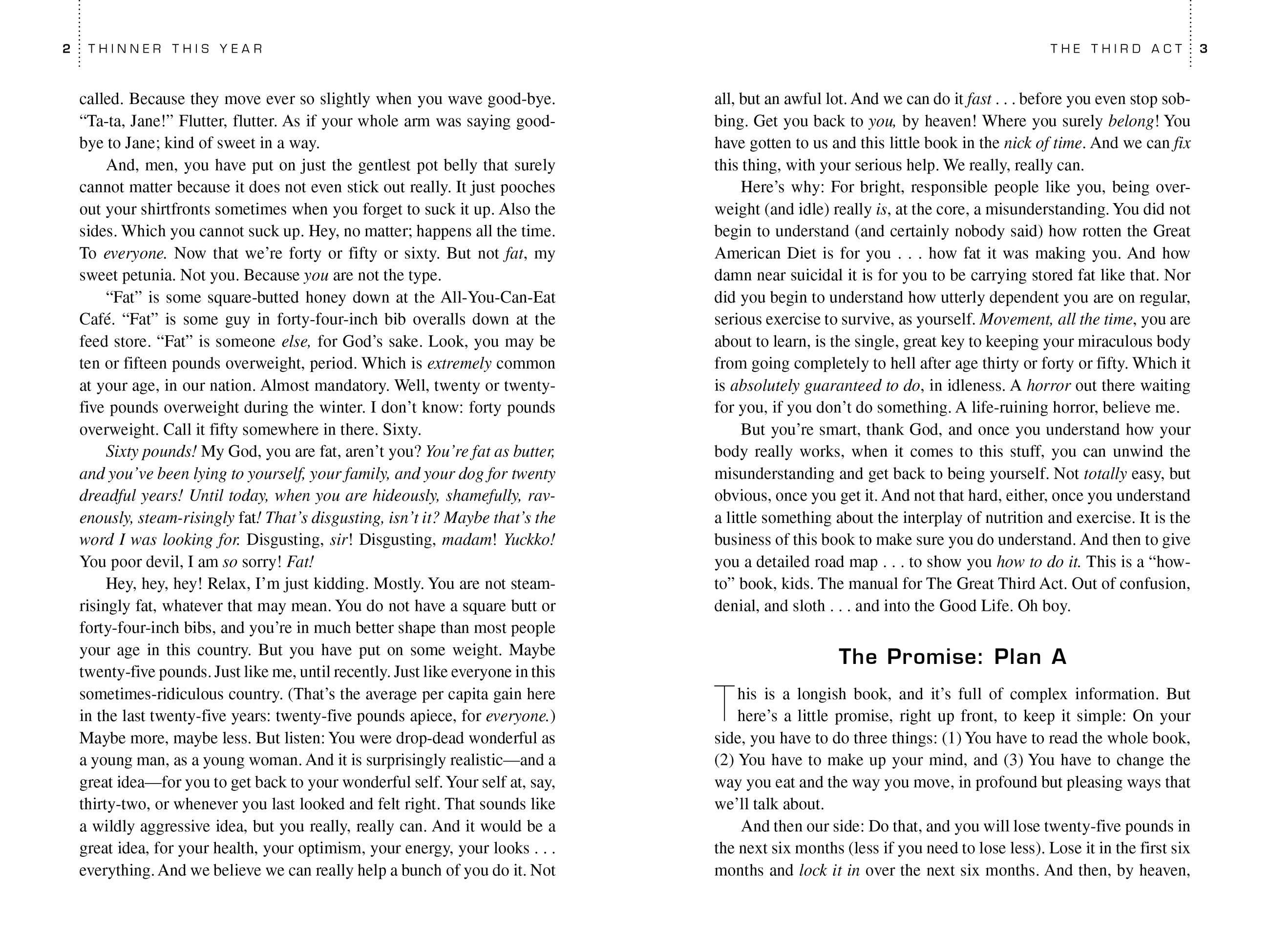 Beispielinhalt (Bild) Thinner This Year