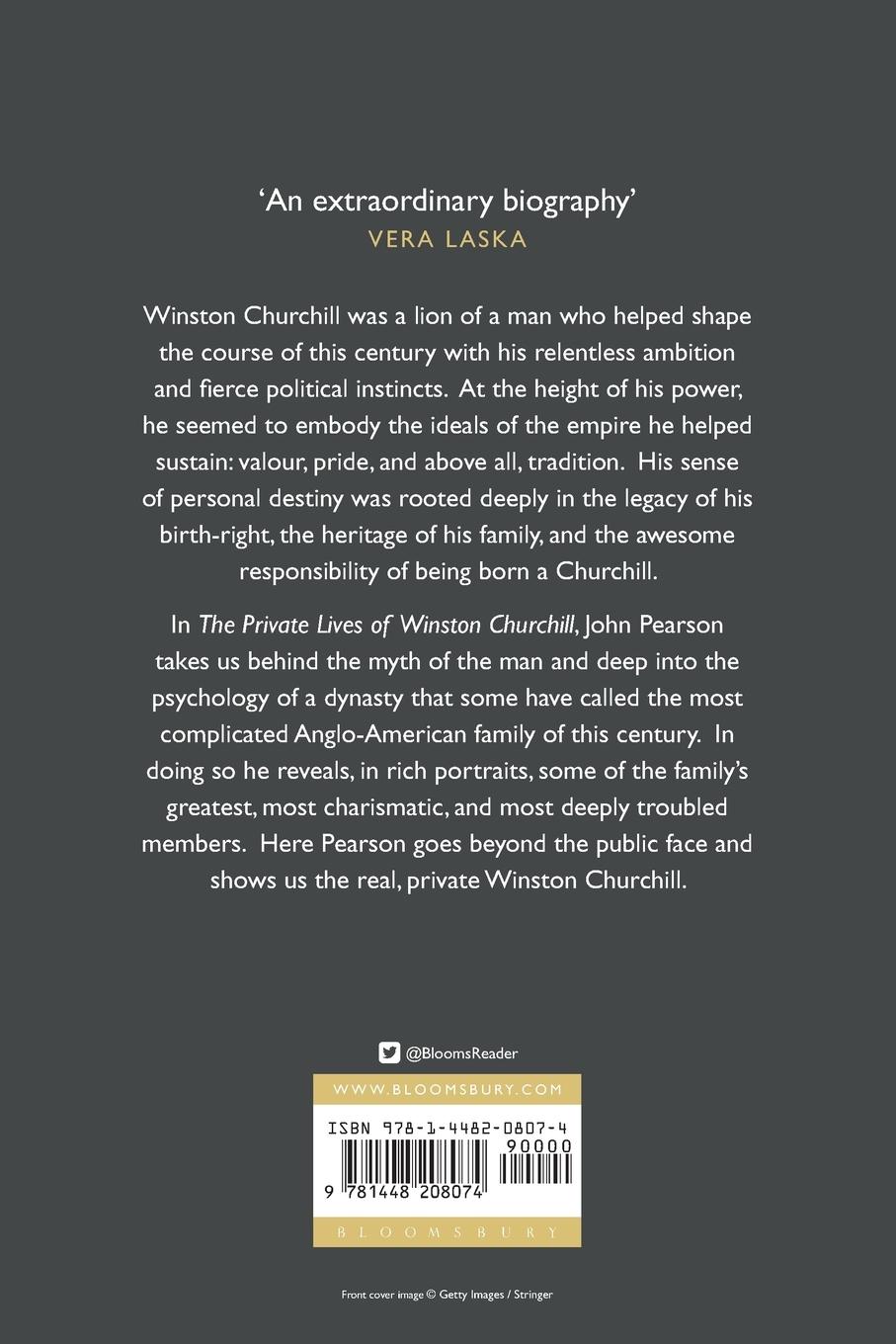 Rückseitencover The Private Lives of Winston Churchill