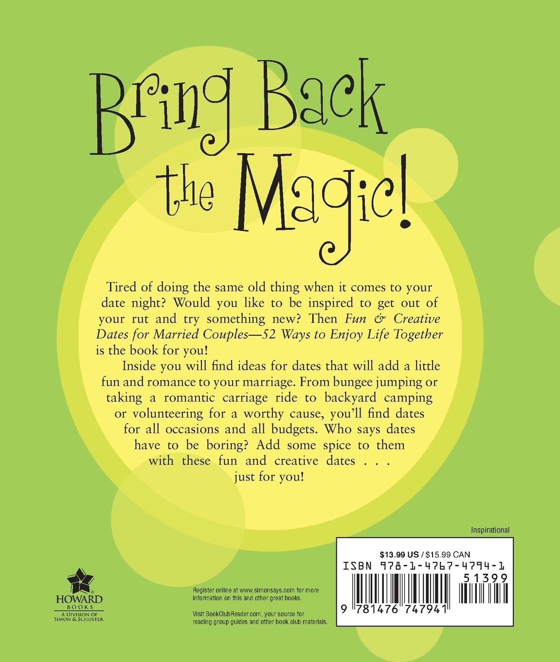 Rückseitencover Fun & Creative Dates for Married Couples