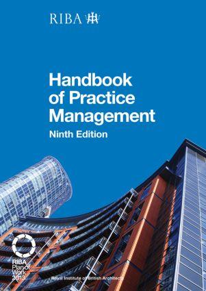 Vorderes Coverbild Riba Architect's Handbook of Practice Management