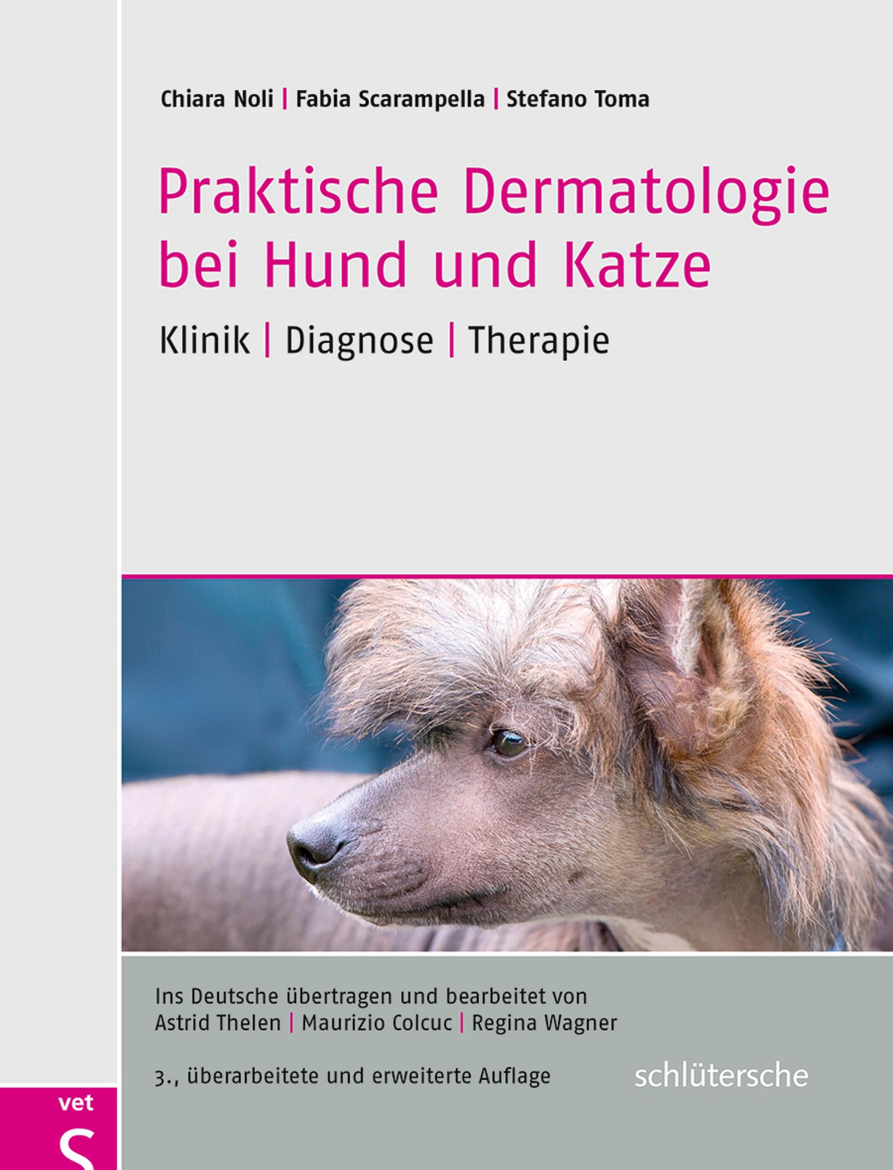 Vorderes Coverbild Praktische Dermatologie bei Hund und Katze