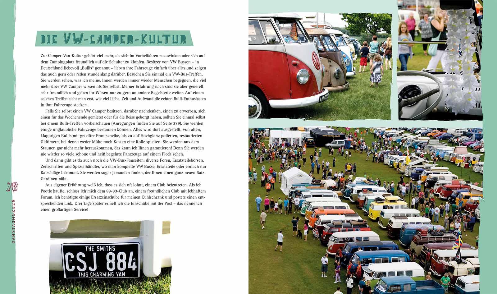 Beispielinhalt (Bild) Das VW Camper Kochbuch