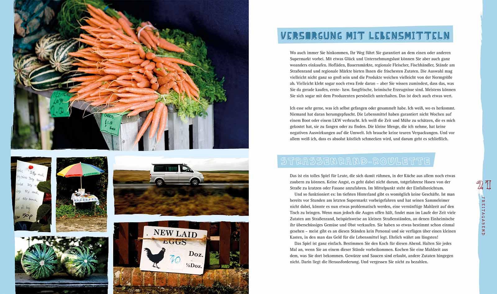 Beispielinhalt (Bild) Das VW Camper Kochbuch