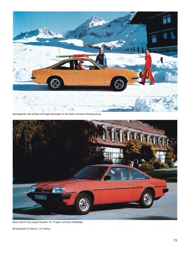 Beispielinhalt (Bild) Das große Opel-Manta-Buch