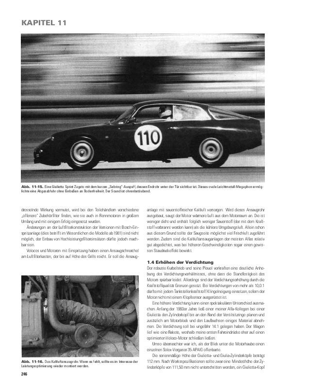 Beispielinhalt (Bild) Alfa Romeo Schrauberhandbuch
