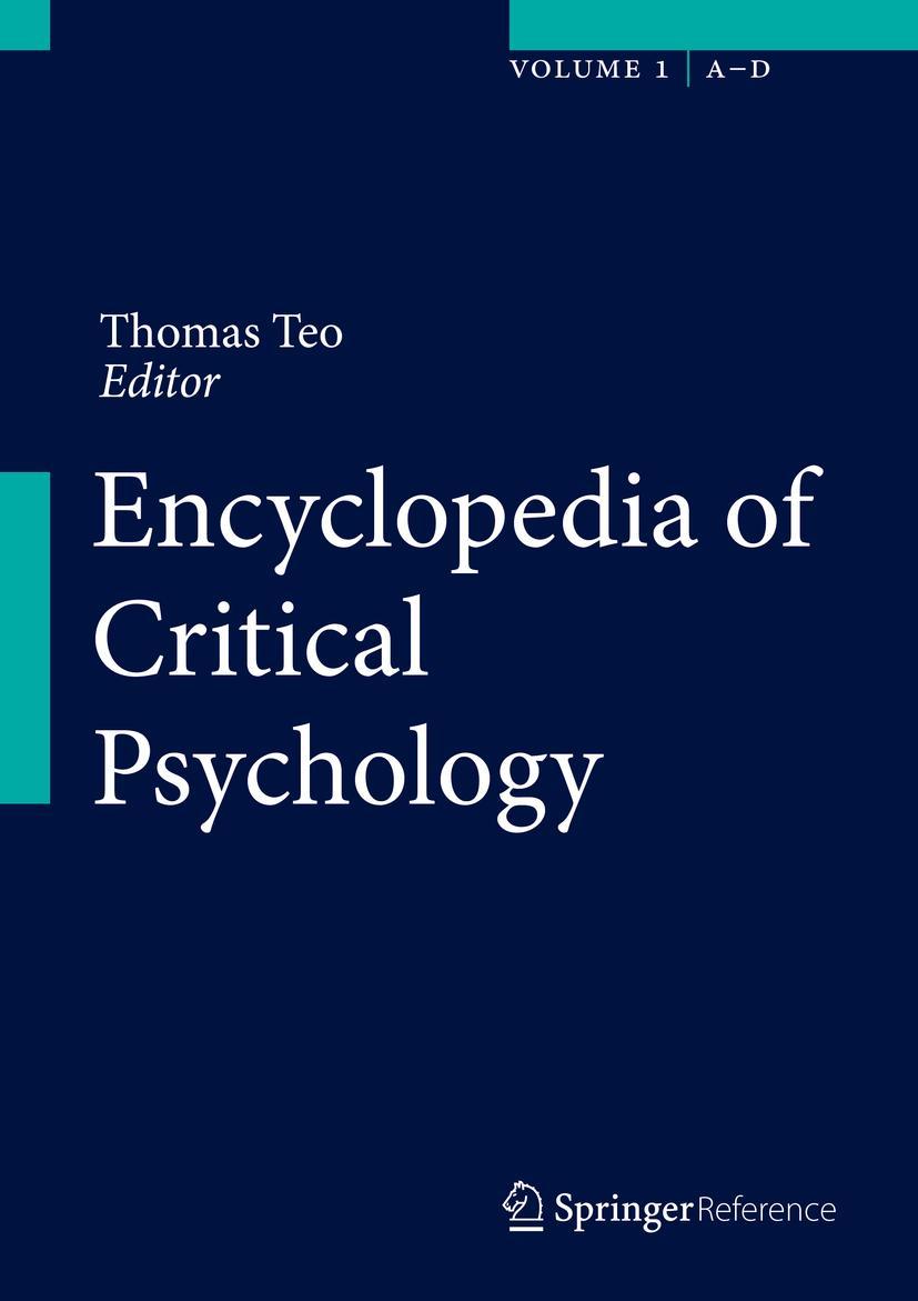 Vorderes Coverbild Encyclopedia of Critical Psychology