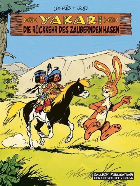 Vorderes Coverbild Yakari 34. Die Rückkehr des zaubernden Hasen