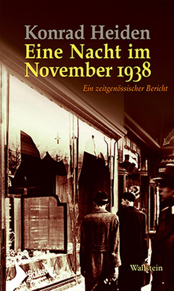 Vorderes Coverbild Eine Nacht im November 1938