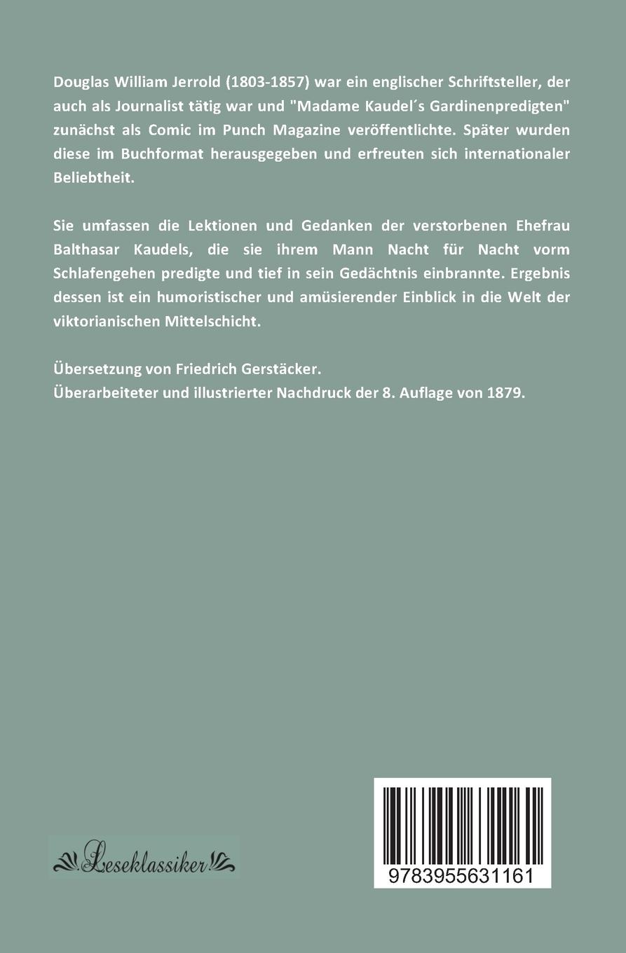 Rückseitencover Madame Kaudel´s Gardinenpredigten