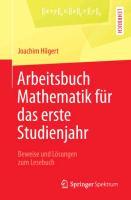 Vorderes Coverbild Arbeitsbuch Mathematik für das erste Studienjahr