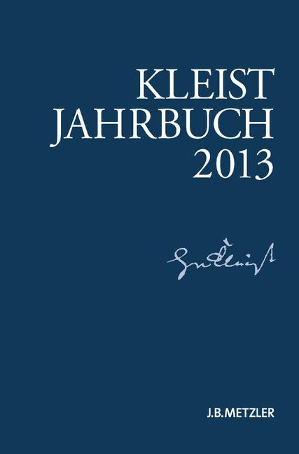 Vorderes Coverbild Kleist-Jahrbuch 2013