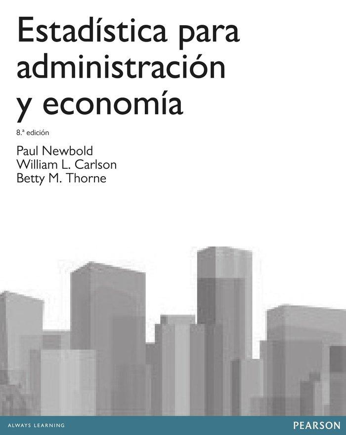 Vorderes Coverbild Estadística para administración