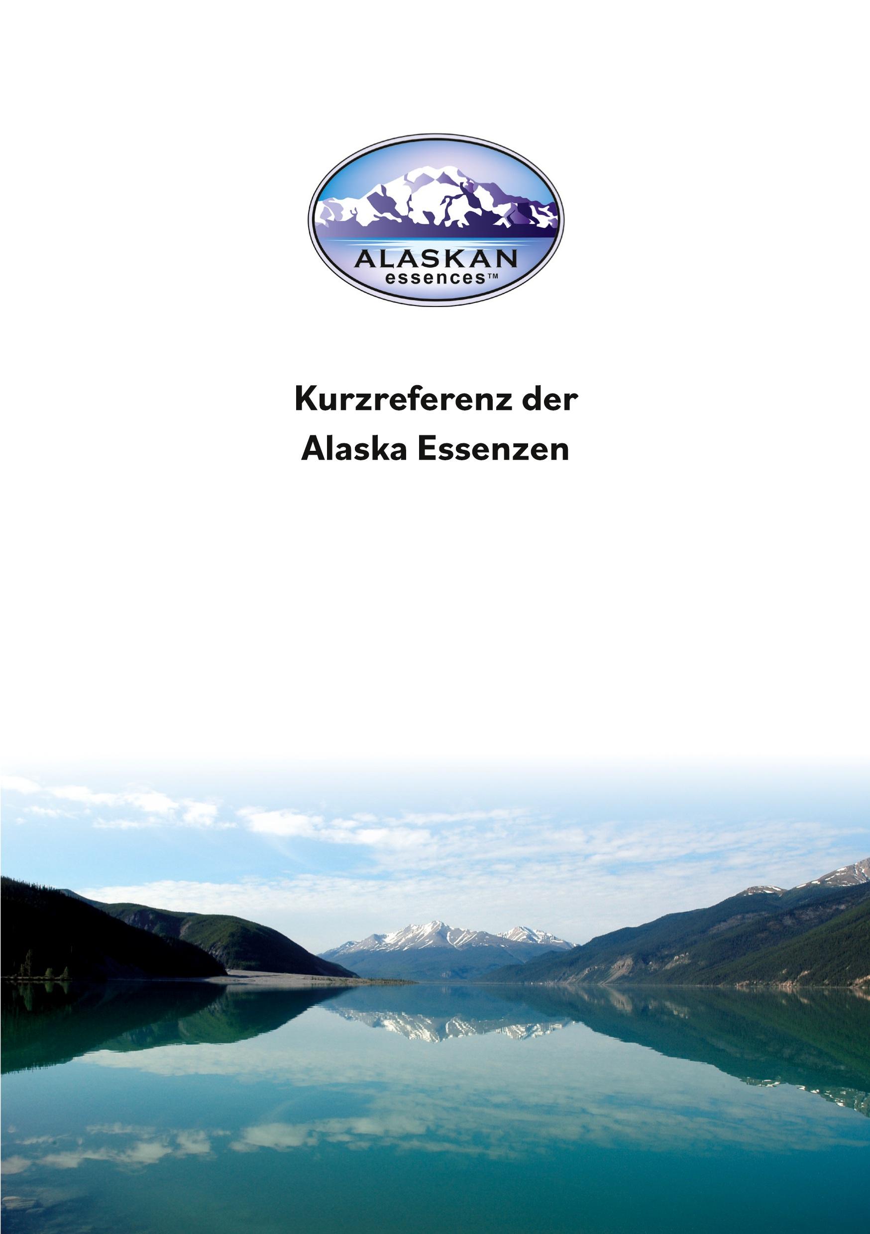 Vorderes Coverbild Kurzreferenz der Alaska Essenzen