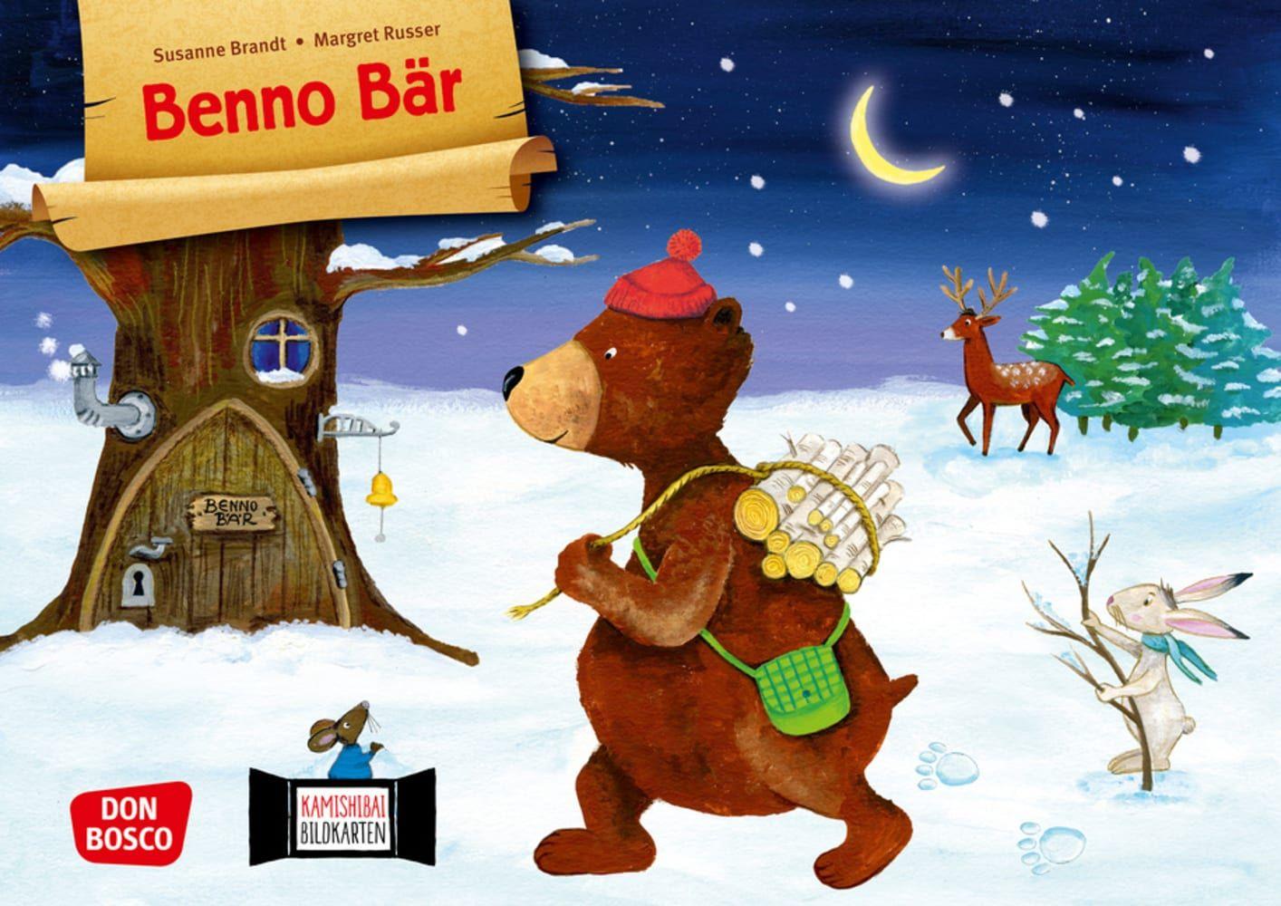 Vorderes Coverbild Benno Bär. Kamishibai Bildkartenset.