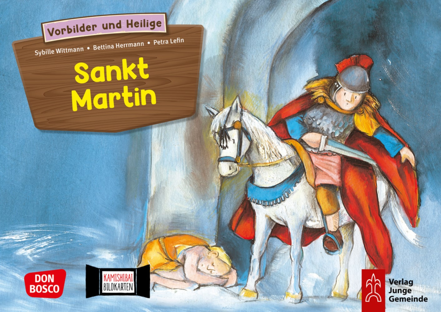 Vorderes Coverbild Sankt Martin. Kamishibai Bildkartenset.