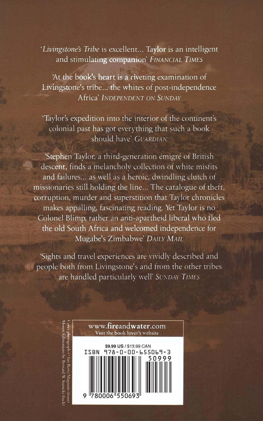 Rückseitencover Livingstone's Tribe