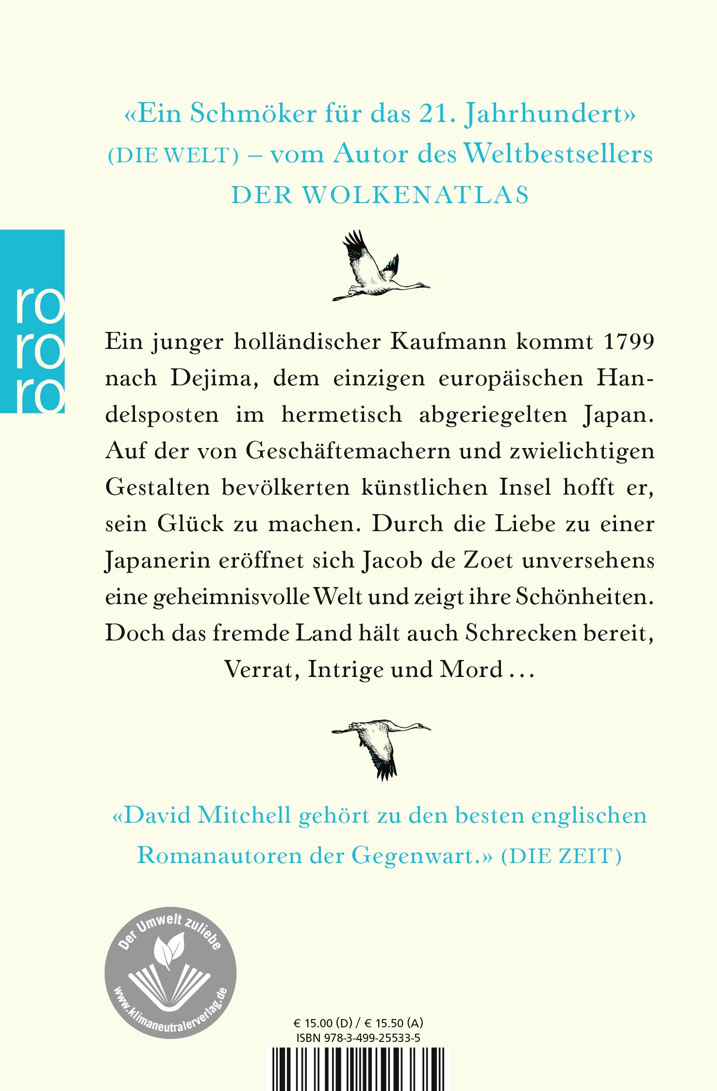 Rückseitencover Die tausend Herbste des Jacob de Zoet