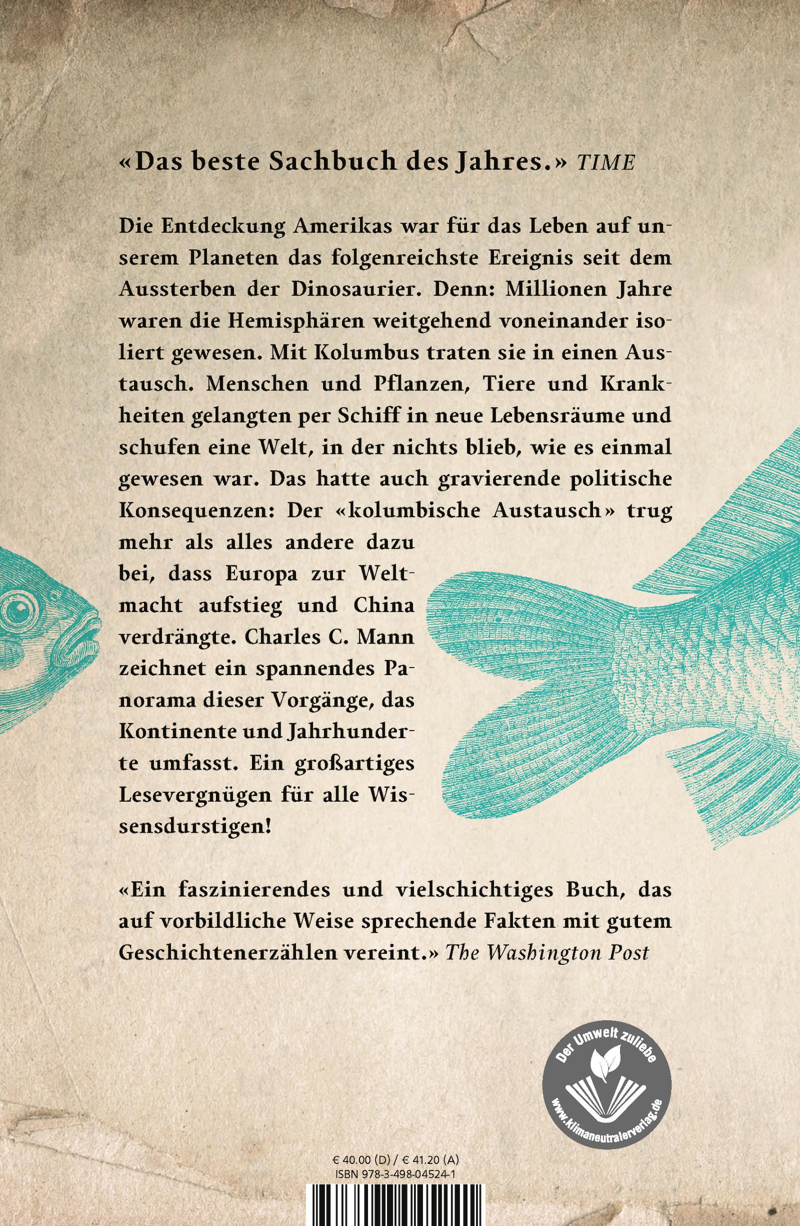 Rückseitencover Kolumbus' Erbe