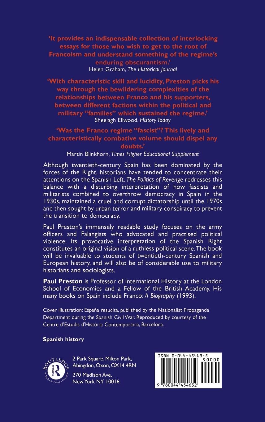 Rückseitencover The Politics of Revenge