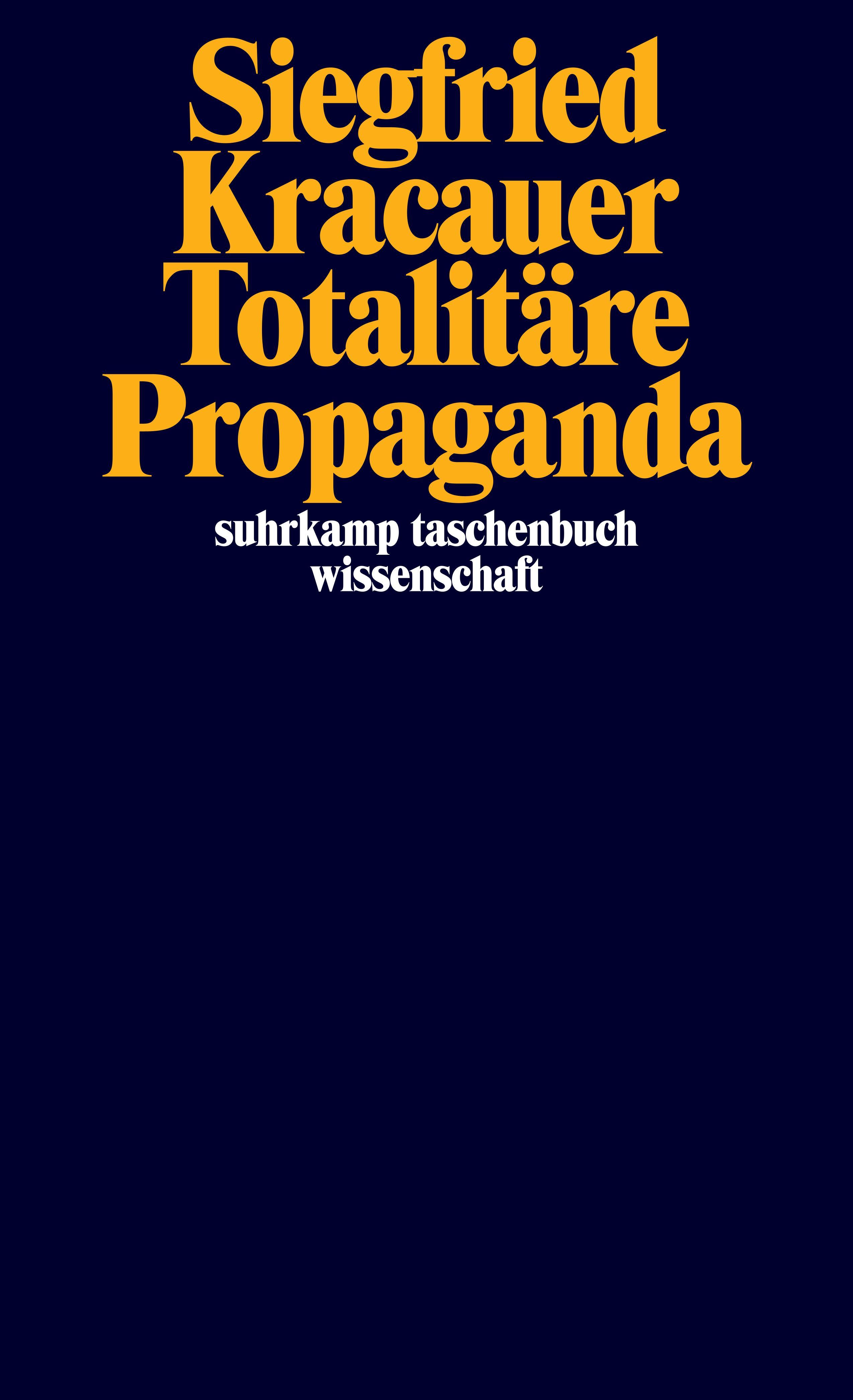 Vorderes Coverbild Totalitäre Propaganda