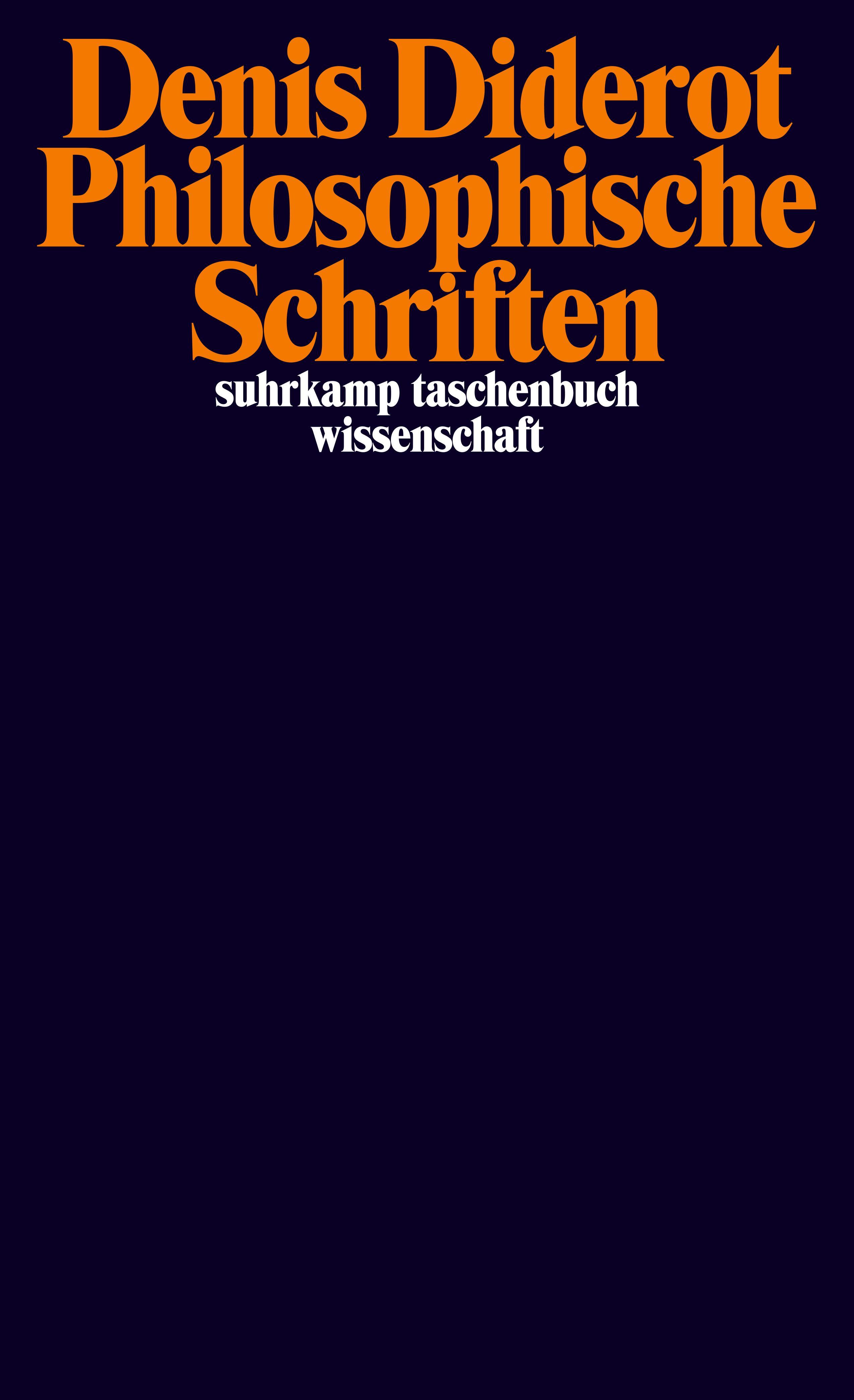 Vorderes Coverbild Philosophische Schriften