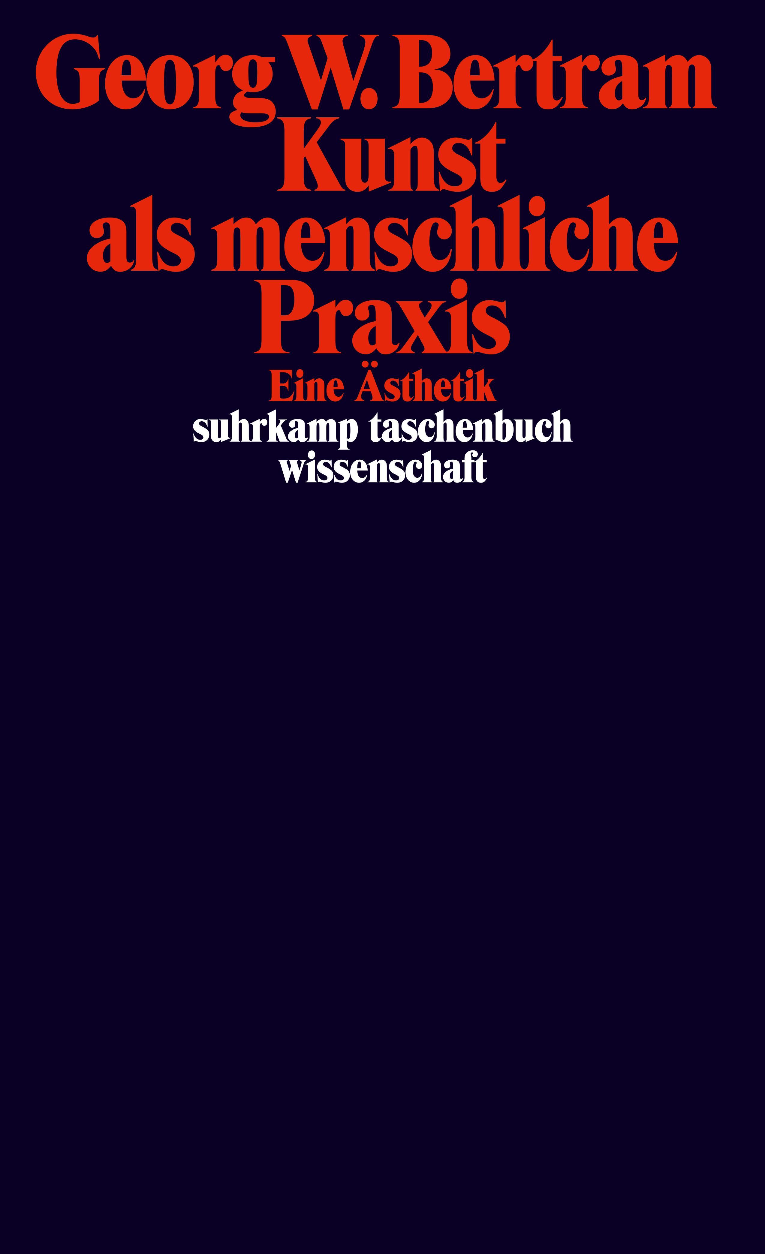 Vorderes Coverbild Kunst als menschliche Praxis