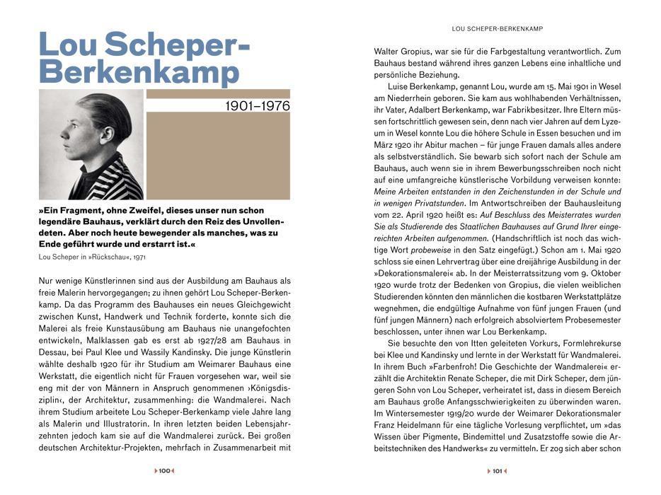 Beispielinhalt (Bild) Bauhaus-Frauen