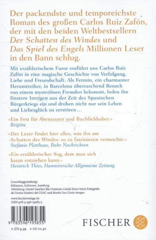 Rückseitencover Der Gefangene des Himmels