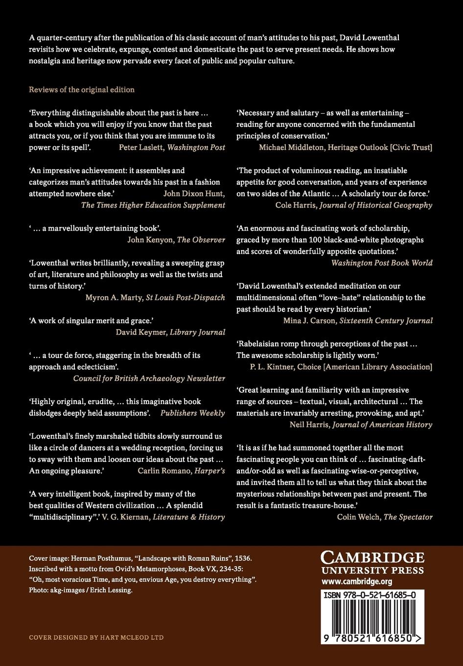 Rückseitencover The Past is a Foreign Country - Revisited