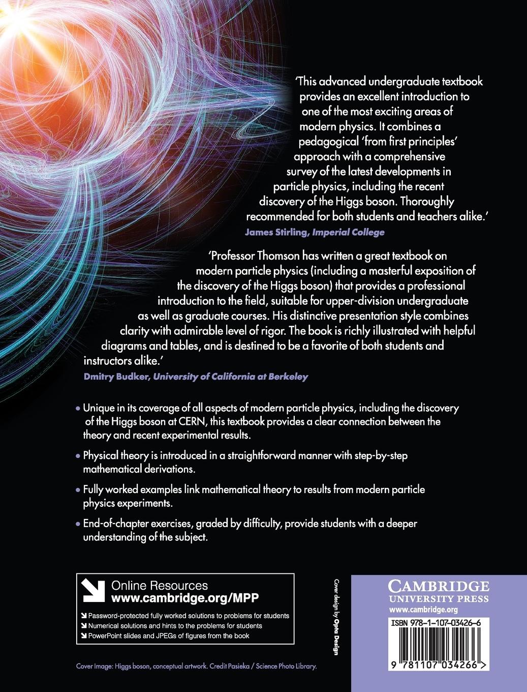 Rückseitencover Modern Particle Physics