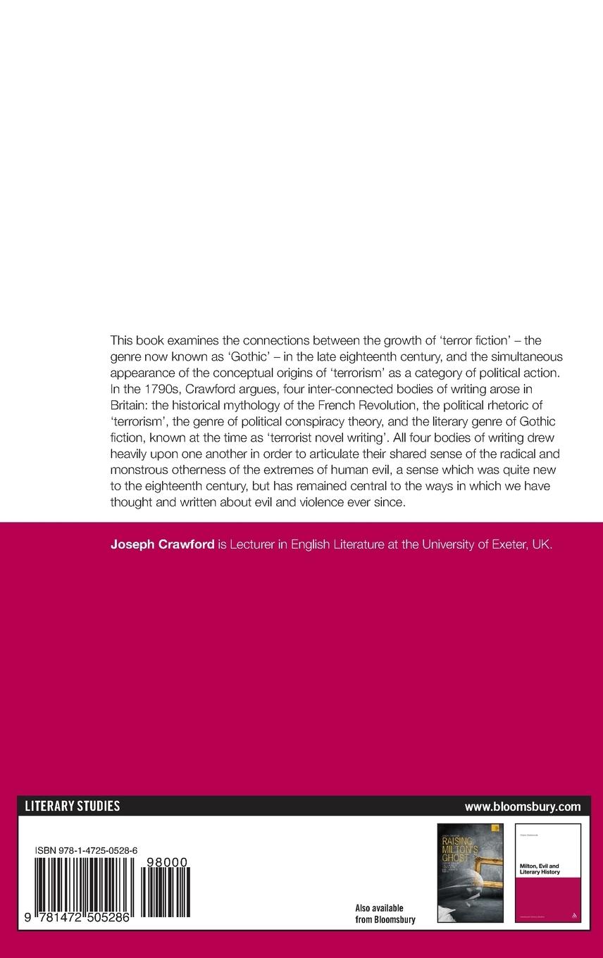 Rückseitencover Gothic Fiction and the Invention of Terrorism
