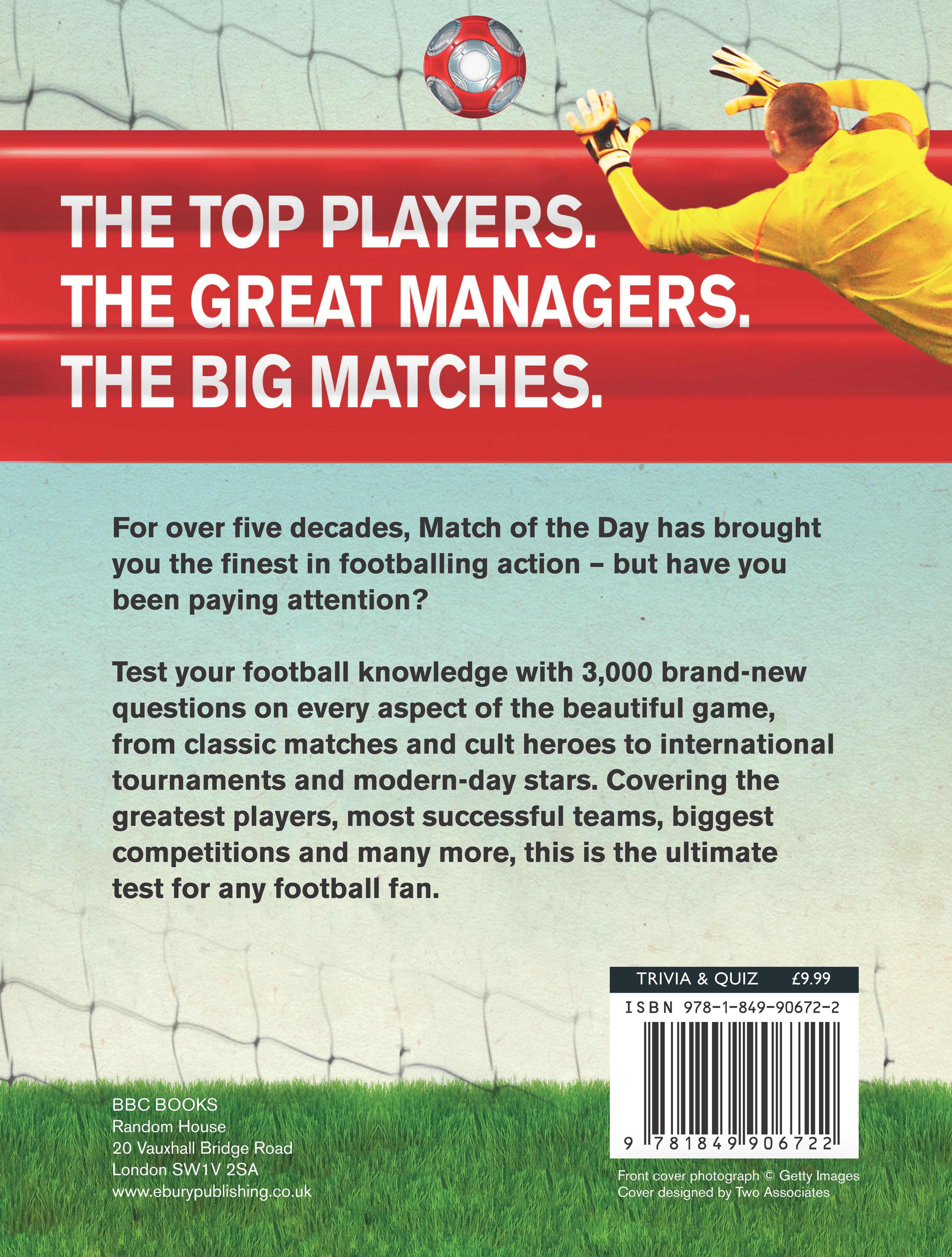 Rückseitencover Match of the Day Quiz Book