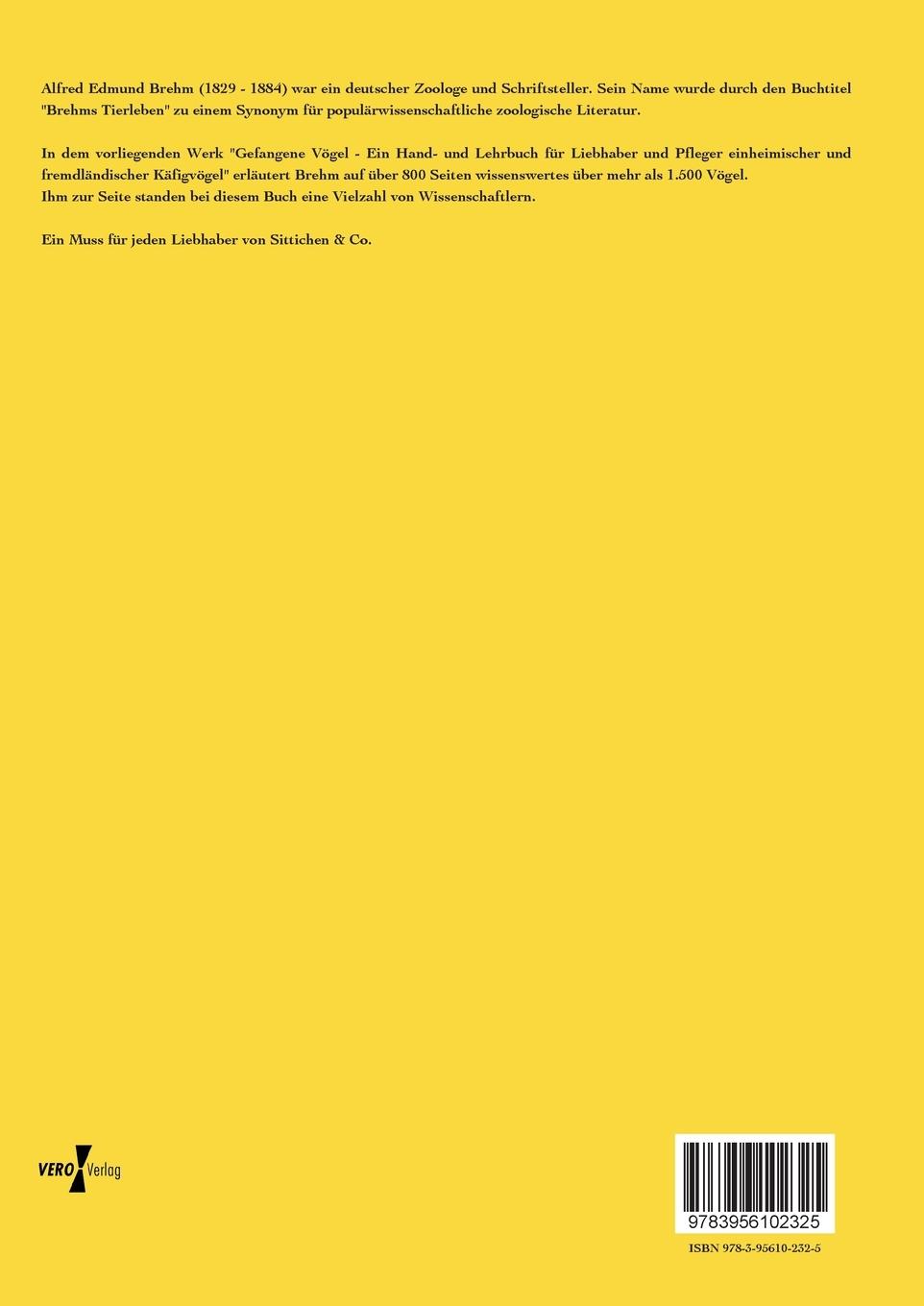 Rückseitencover Gefangene Vögel