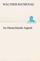 Vorderes Coverbild An Deutschlands Jugend