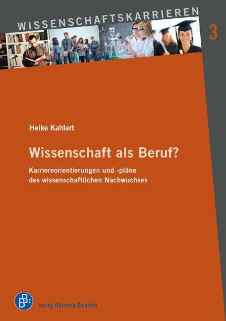 Vorderes Coverbild Wissenschaft als Beruf?