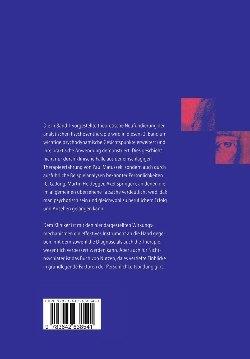 Rückseitencover Analytische Psychosentherapie