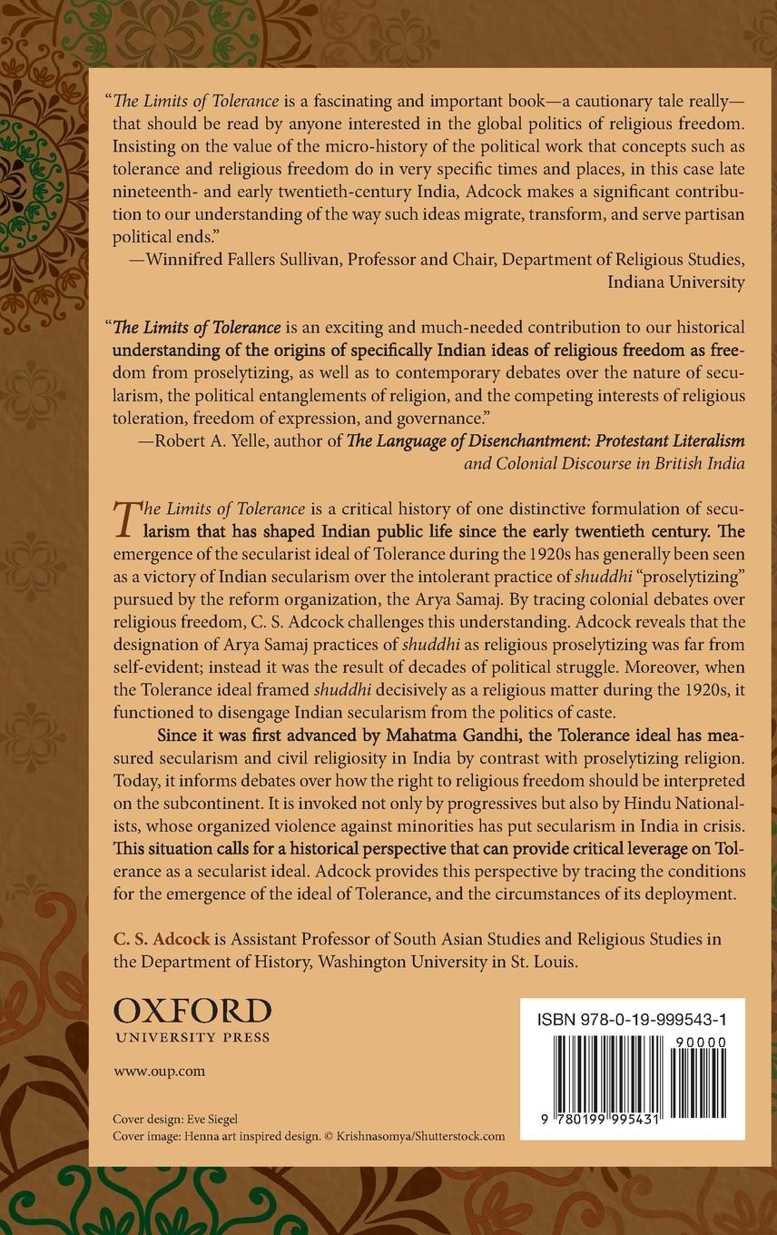 Rückseitencover The Limits of Tolerance