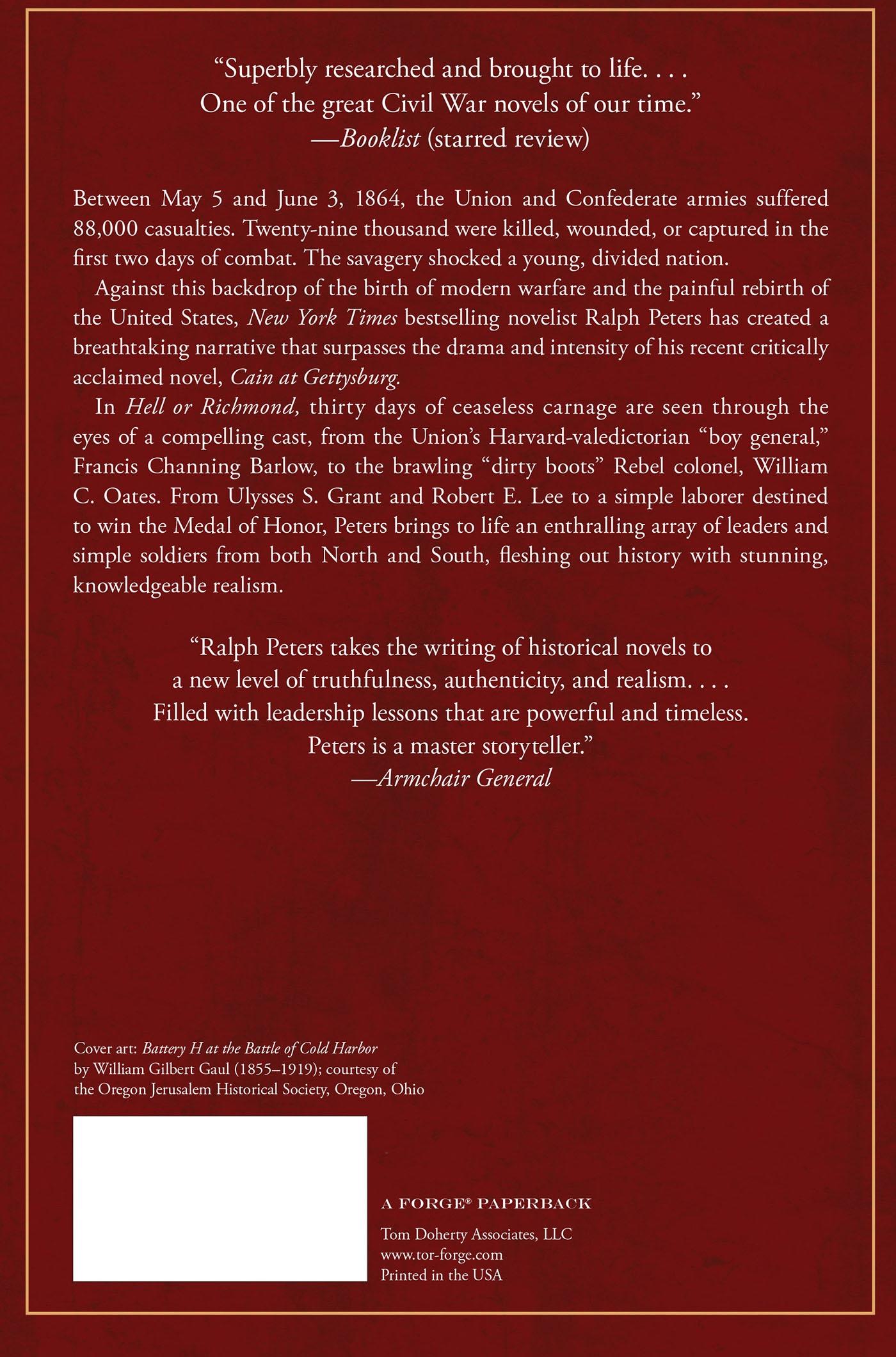 Rückseitencover Hell or Richmond