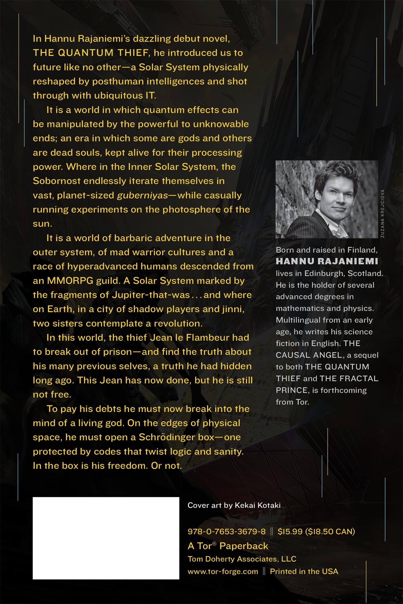 Rückseitencover FRACTAL PRINCE