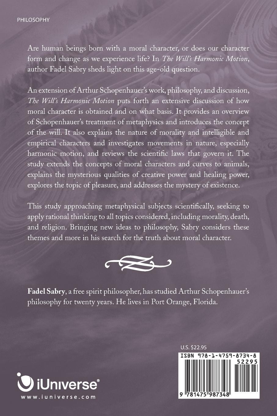 Rückseitencover The Will's Harmonic Motion