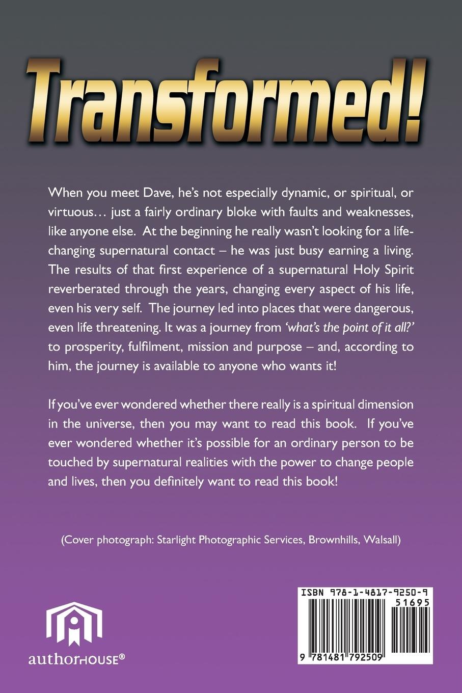 Rückseitencover Transformed! Second Edition