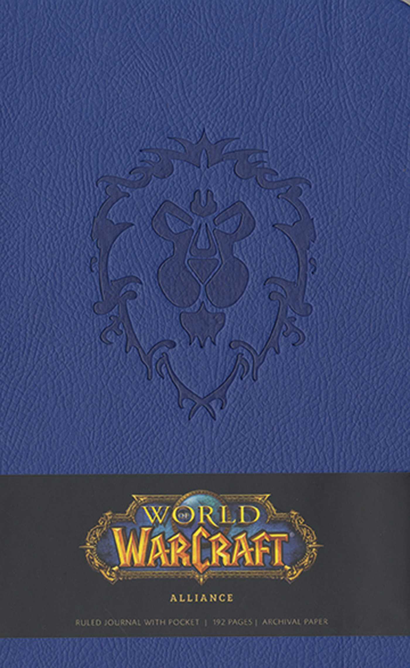 Vorderes Coverbild World of Warcraft Alliance Hardcover Ruled Journal (Large)