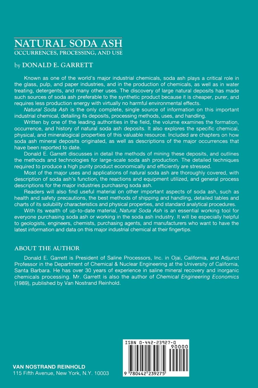 Rückseitencover Natural Soda Ash