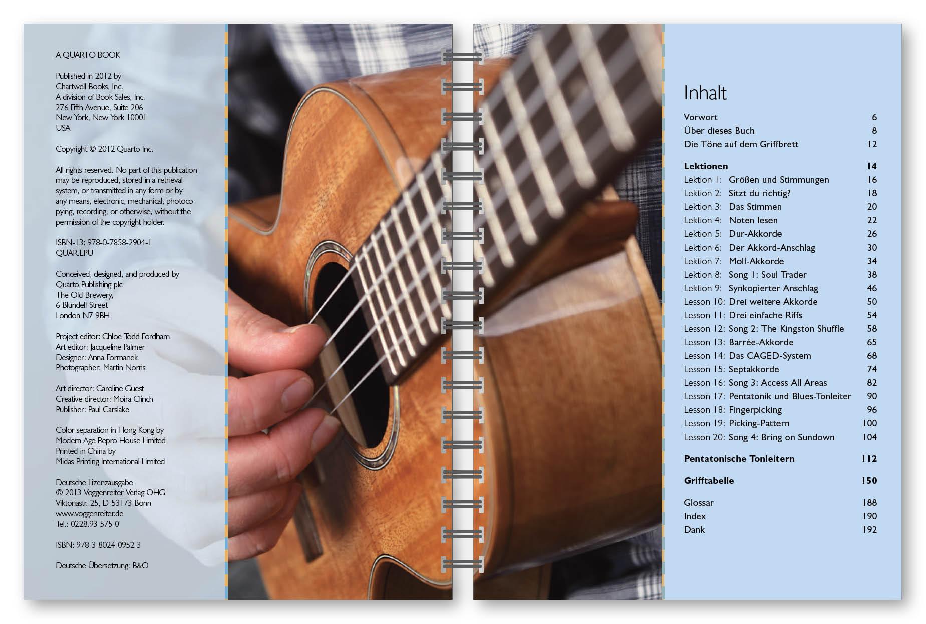 Beispielinhalt (Bild) Ukulele - Der Komplettkurs (CD), C-Stimmung