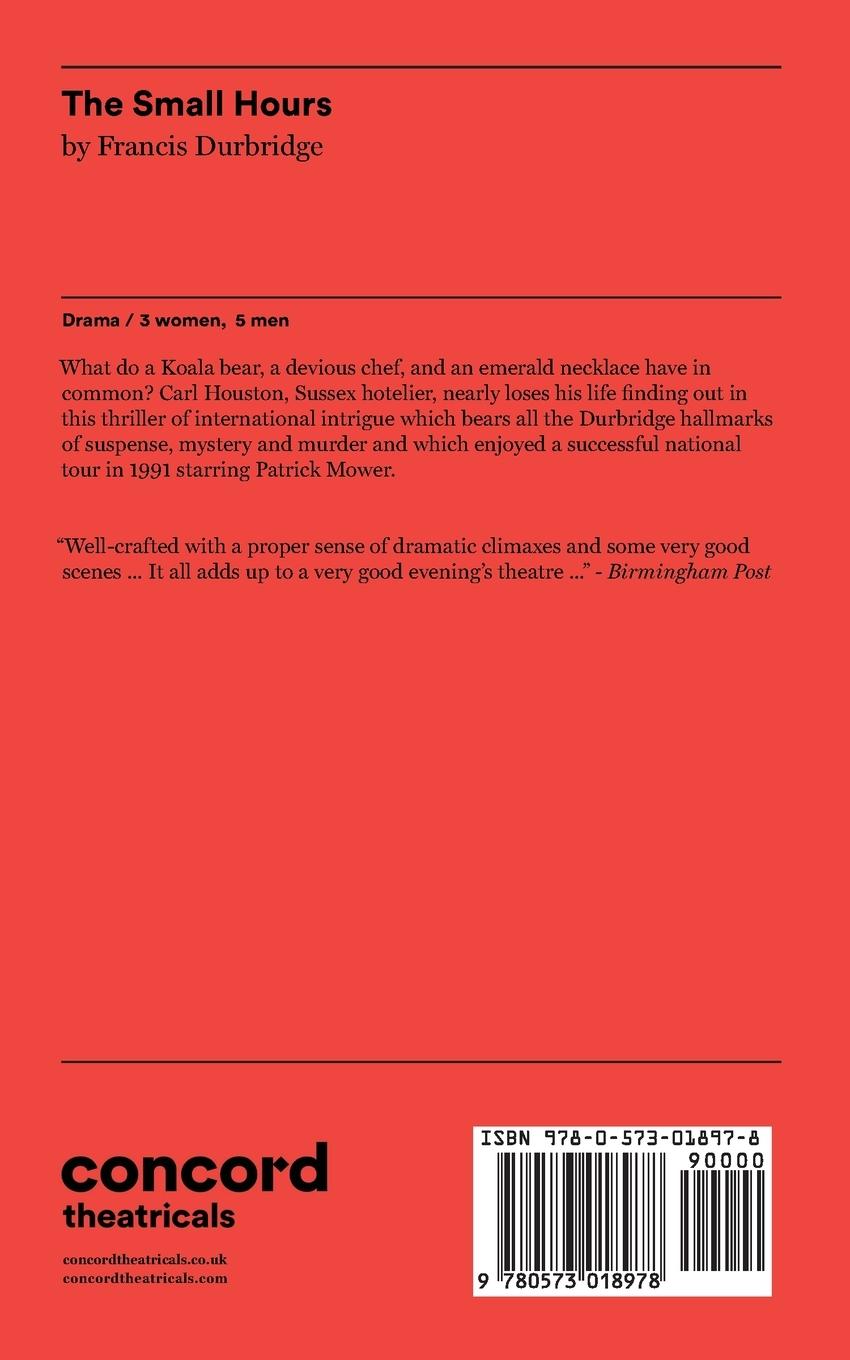 Rückseitencover The Small Hours